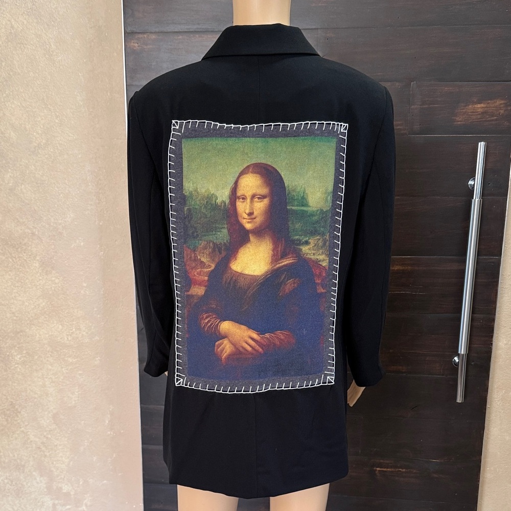 Upcycled H&M Mona Lisa Lined Blazer Size Large